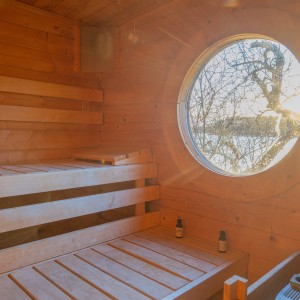 Sauna mit Seeblick